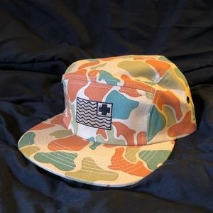 Pink Dolphin Frog Camo 5 Panel